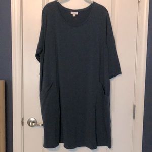 JJill Pure Jill blue dress WITH POCKETS!